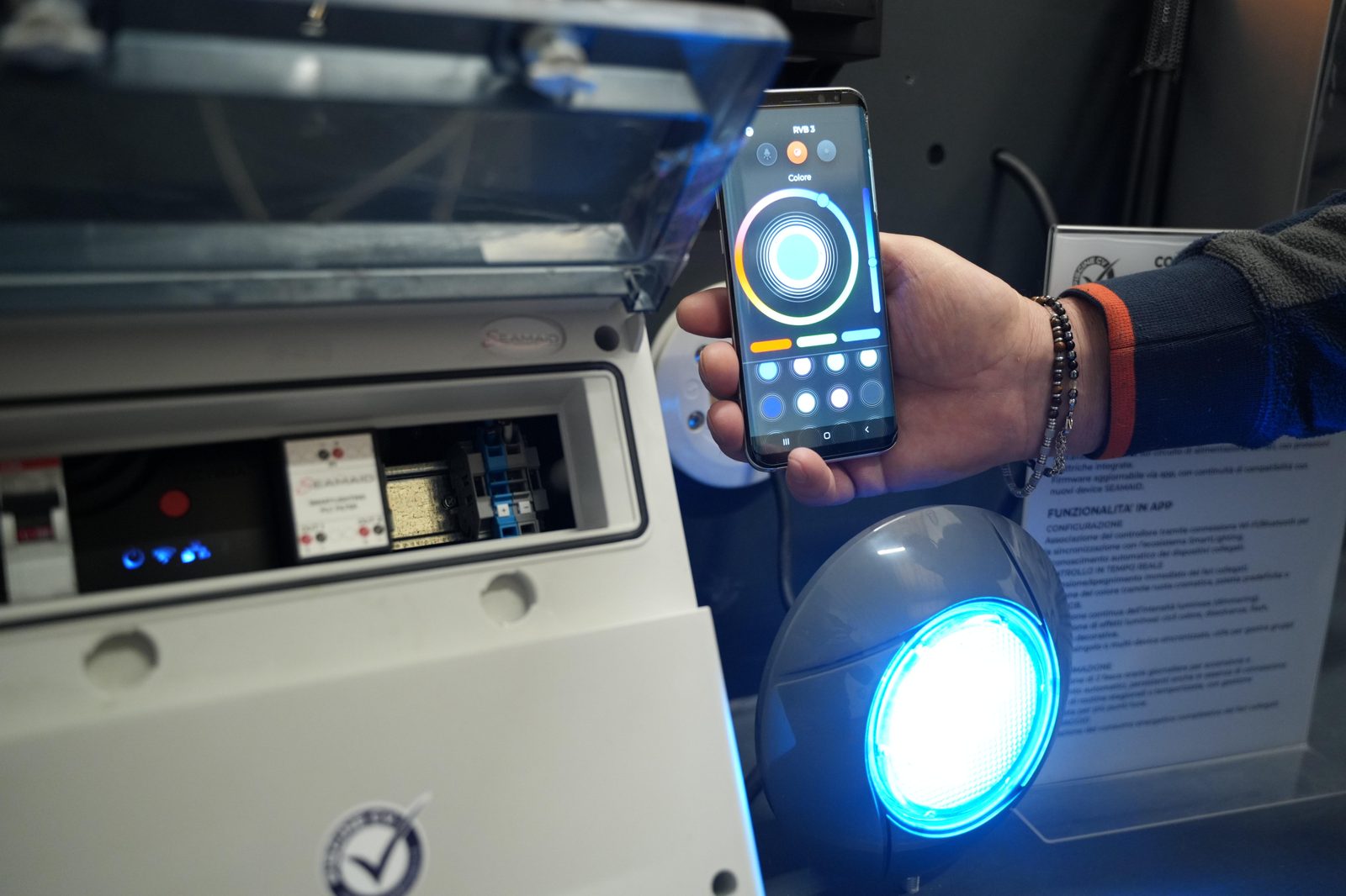 IzzyBox dentro il locale tecnico